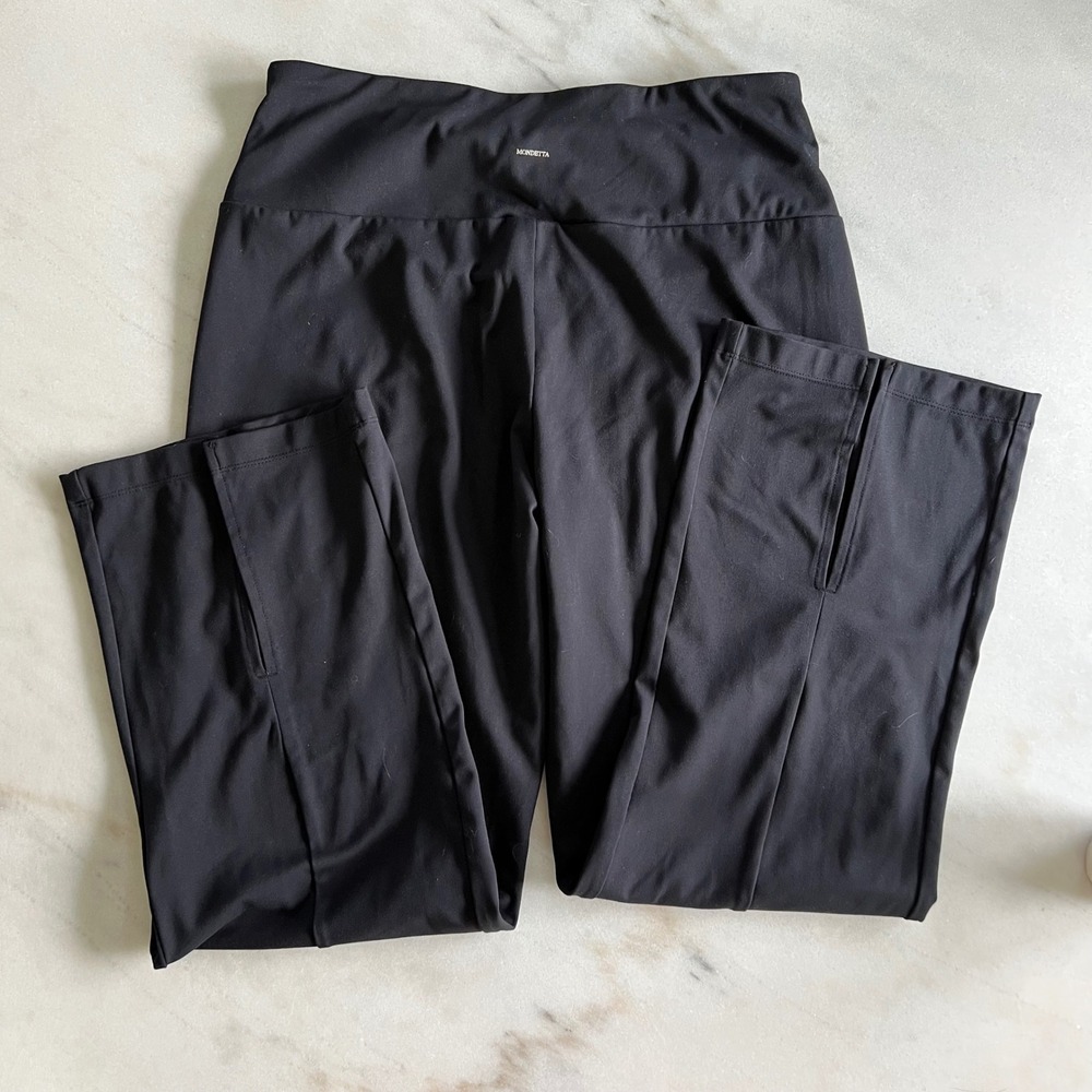 Mondetta Women's Performance Luxury Split Hem Wide Leg Athleisure Pants - Size L - Picture 4 of 8
